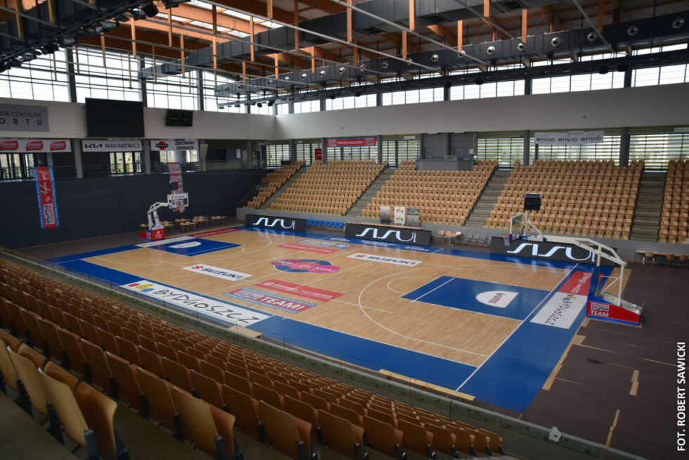 Hala sportowa przy Toruńskiej z nową nazwą i sponsorem. Teraz to Grupa Moderator Arena