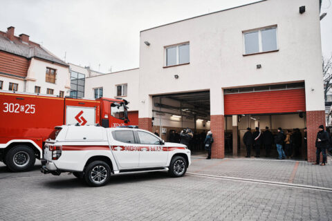 Uroczystość strażacka w JRG1 Bydgoszcz