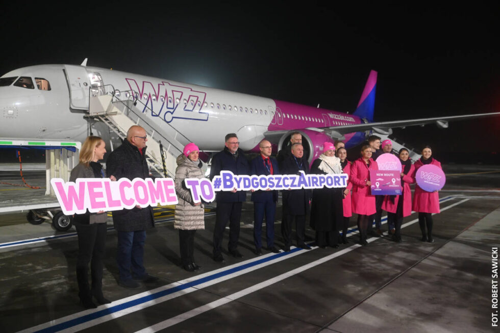 Wizz Air wylądował na bydgoskim lotnisku. Po Londynie mają być kolejne połączenia