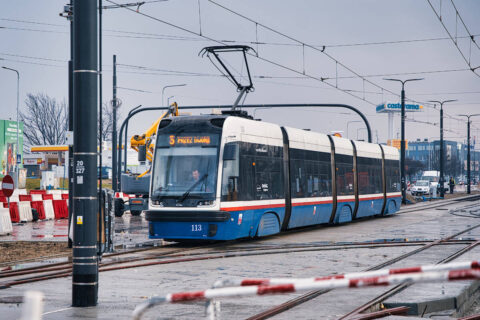 Ruch tramwajowy na Fordońskiej