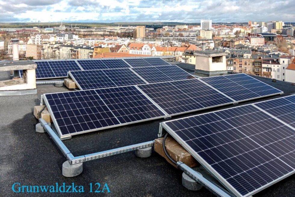 Bloki w Bydgoszczy zasilane energią słoneczną. Instalacje fotowoltaiczne na Błoniu, Szwederowie i Wzgórzu Wolności