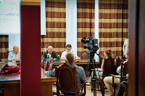 Konferencja prasowa o Akademickich Mistrzostwach Europy w Wioślarstwie