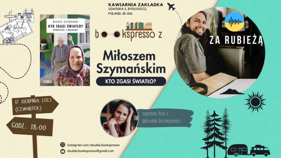 Kawiarnia Zakładka zaprasza na kolejne Bookspresso. W programie: opowieści z Mołdawii i spotkanie z załogą Buchanki