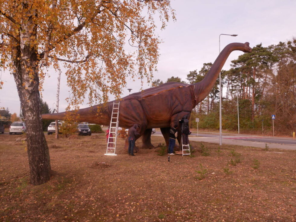 Na Kapuściskach jak w Parku Jurajskim. W Bydgoszczy powstaje Dinoworld z ruchomymi dinozaurami