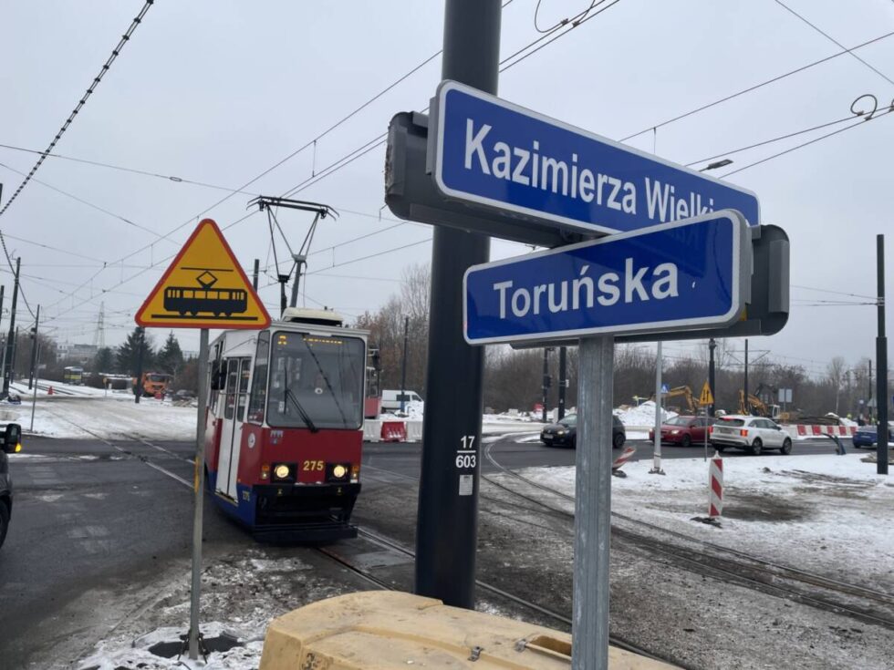 Fordońska i Toruńska w całości dla samochodów, Perłowa dla tramwajów – otwarcie obu tras w weekend