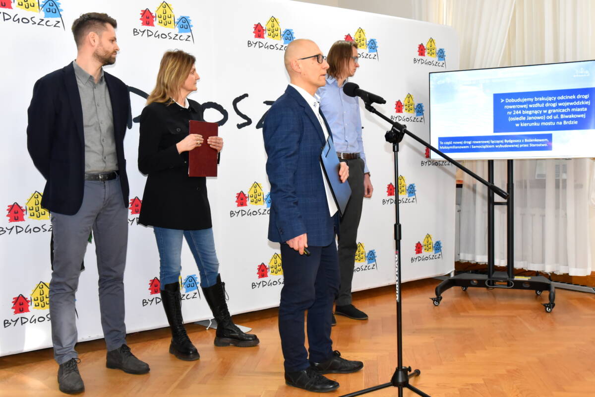 Bydgoszcz coraz bardziej przyjazna dla rowerzystów. Kolejny raz ...