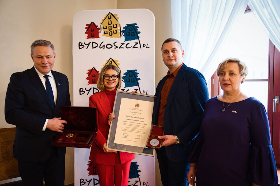 Prezydent Rafał Bruski uhonorowany Orderem Miasta Czerkasy. To specjalne odznaczenie za pomoc partnerskiemu miastu