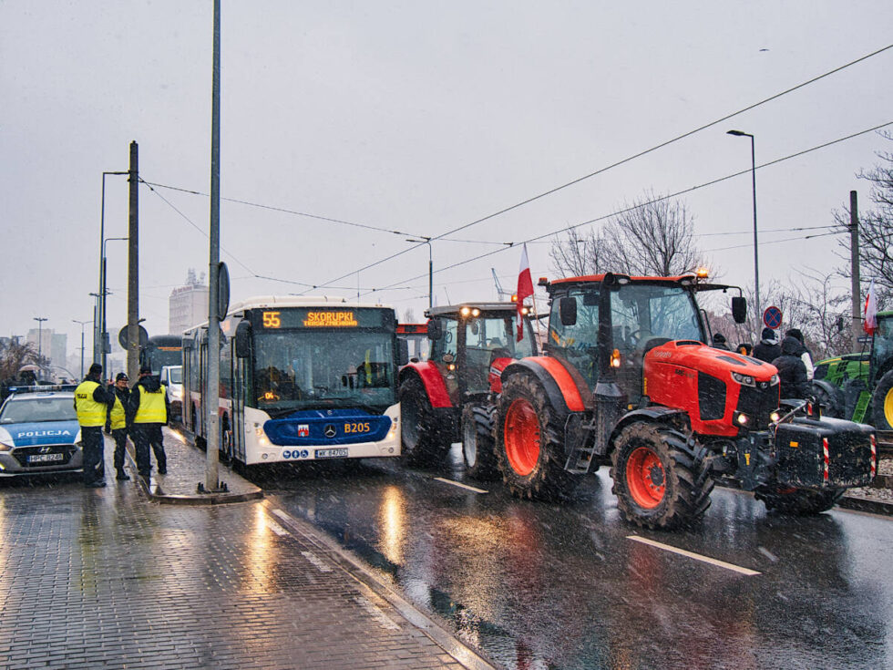 Kolejny strajk rolników w Bydgoszczy od wtorku. Utrudnienia mogą potrwać tydzień