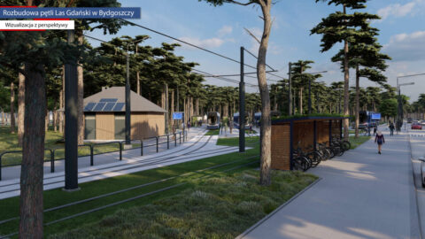 Tramwaje nie pojadą do Myślęcinka. Rozpoczyna się przebudowa pętli Las Gdański