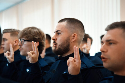 Ślubowanie policjantów w Bydgoszczy