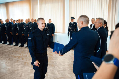 Ślubowanie policjantów w Bydgoszczy