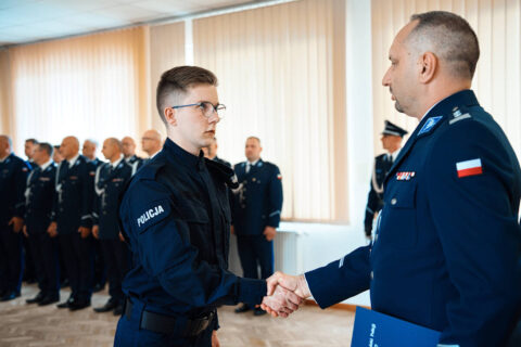 Ślubowanie policjantów w Bydgoszczy