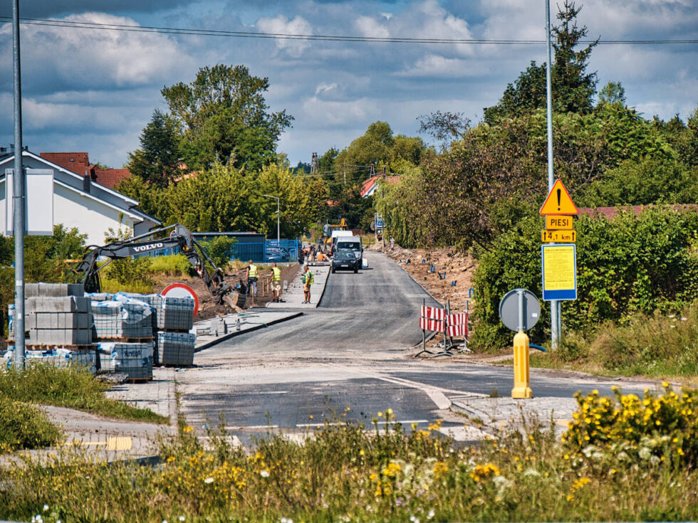 Prace budowlane przy ulicy Pod Skarpą zakończone. Trwa odbiór inwestycji przez drogowców