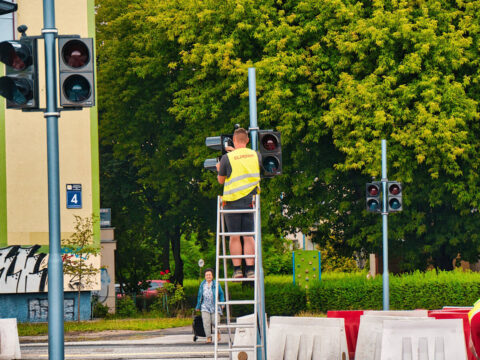 Przejście w miejscu dawnej kładki