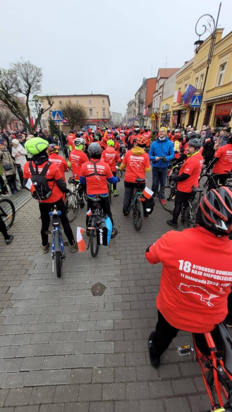 18. Bydgoski Rowerowy Rajd Niepodległości / Fot. Rowerowa Brzoza