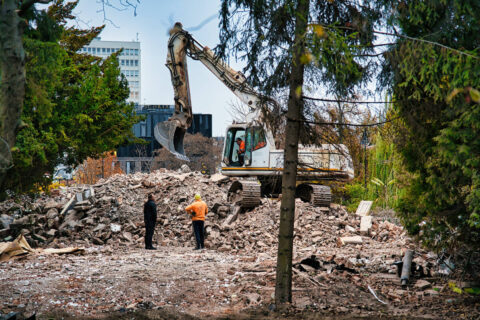 Tu kiedyś stał Zamek Bydgoski. Wyburzenia na działce w sercu miasta na finiszu