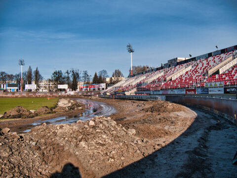 Prace modernizacyjne na stadionie Polonii