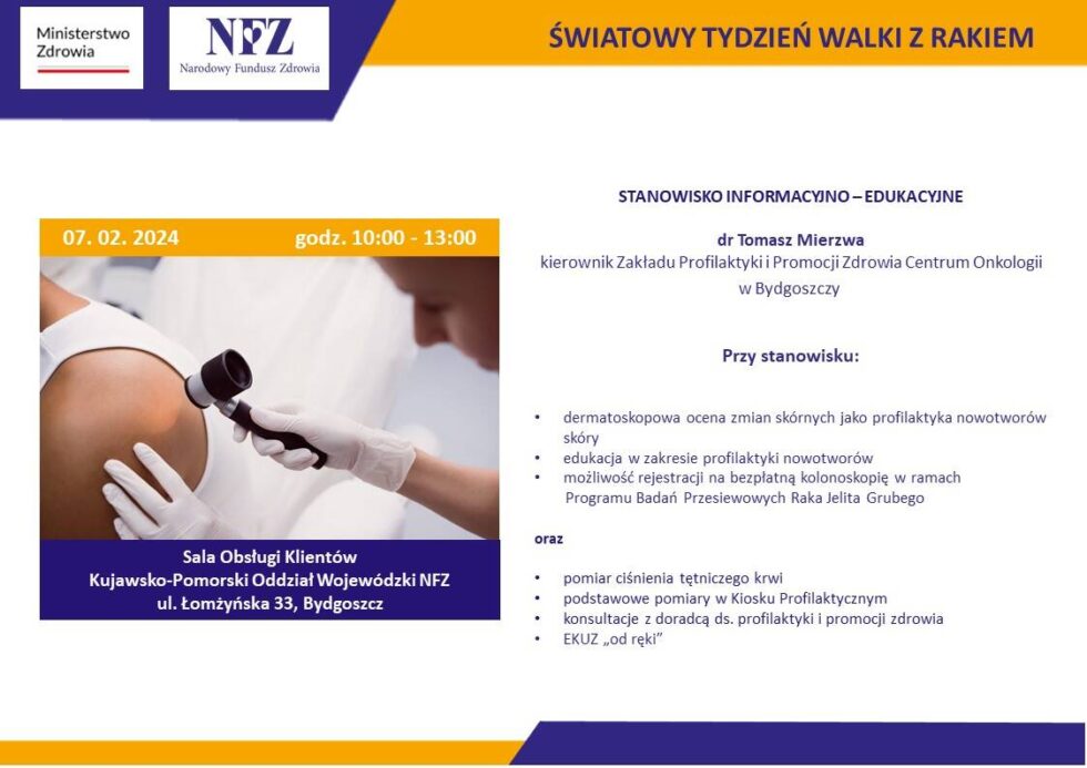 Dermatoskopowa ocena znamion skórnych – porady w ramach Światowego Dnia Walki z Rakiem