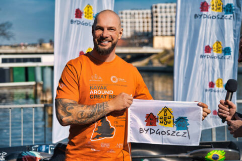 Sebastian Szubski płynie po rekord Guinnessa. 28. dzień wyprawy kajakiem wokół Wielkiej Brytanii