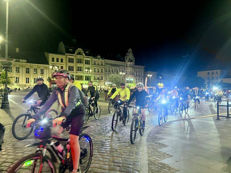 Rowerowa Stolica Polski. Finisz rywalizacji – nocny rajd ulicami Bydgoszczy