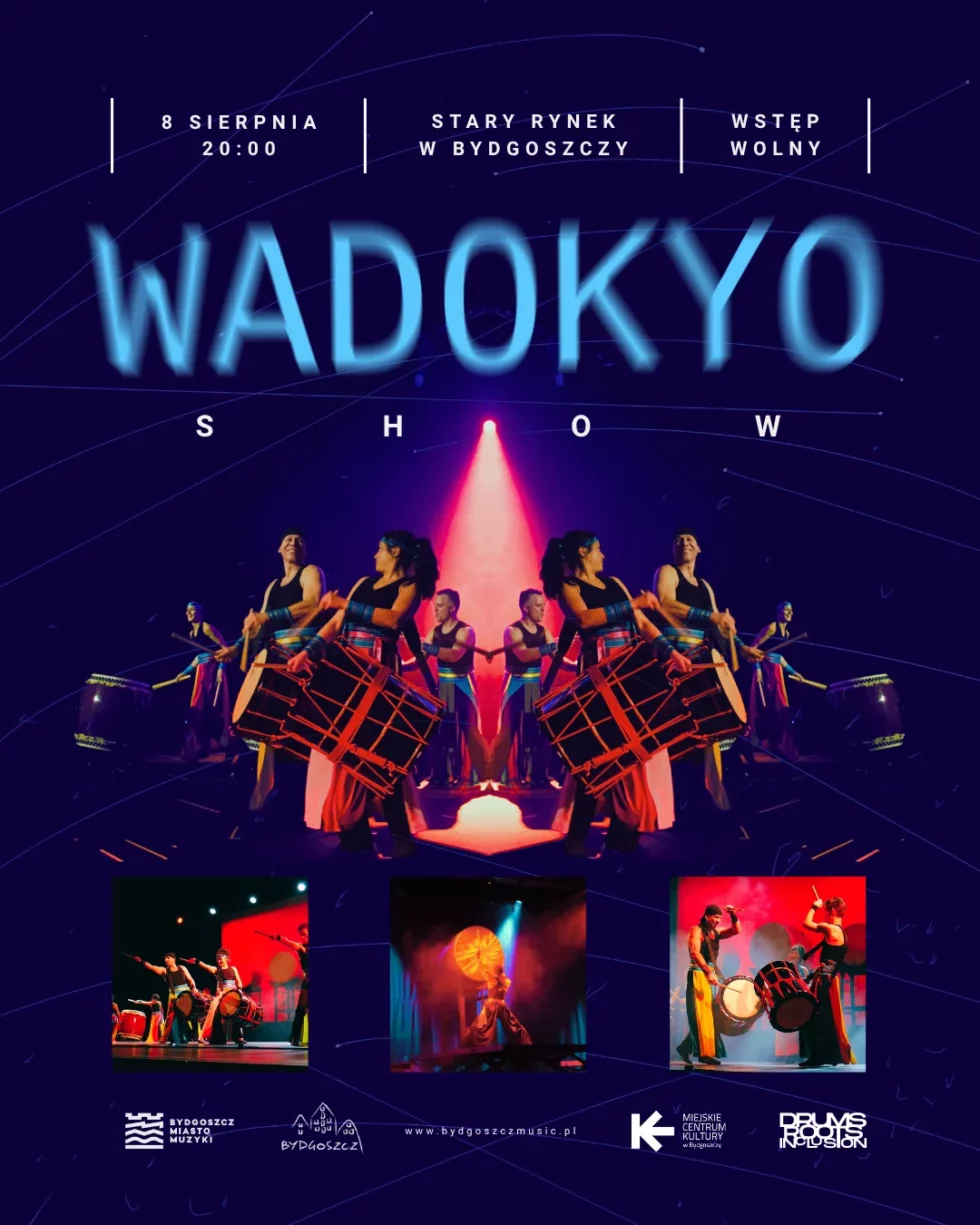 Japońskie bębny wybrzmią na Starym Rynku. WADOKYO SHOW porwie wszystkie zmysły
