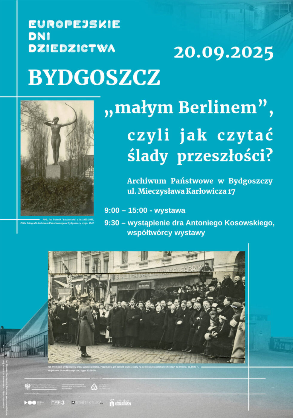 Jak czytać ślady przeszłości? Bydgoszcz „małym Berlinem” – Europejskie Dni Dziedzictwa