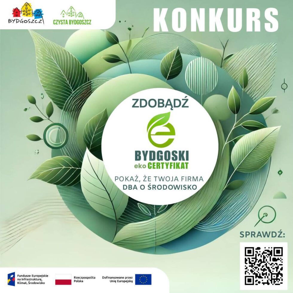 Prowadzisz firmę? Zdobądź Bydgoski ekoCertyfikat – specjalny konkurs