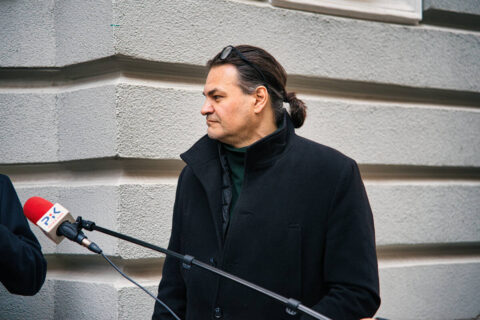 Odsłonięcie muralu Poli Negri