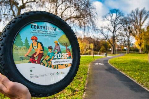 Certyfikat Gmina Przyjazna Rowerzystom