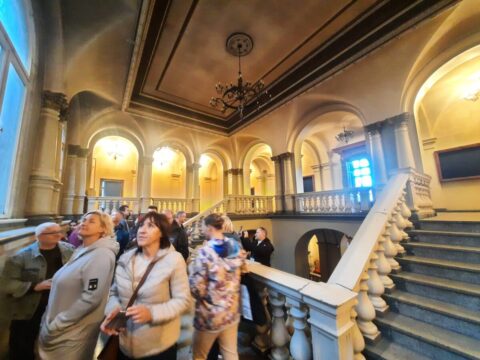 Kolejowy pałac. Zwiedziliśmy i poznaliśmy tajemnice budynku byłej Dyrekcji Pruskiej Kolei Wschodniej [ZDJĘCIA]