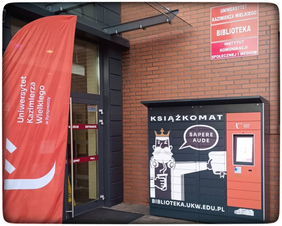 Studenci UKW będą mogli odebrać książkę przez całą dobę. Przy bibliotece stanął książkomat – drugi w Bydgoszczy