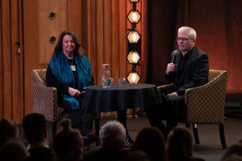 Anna Dymna w Bydgoszczy. Odebrała Nagrodę im. Poli Negri. Otworzyła Bydgoski Salon Poezji