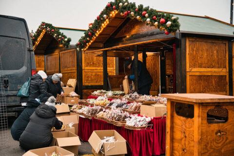Dzień przed otwarciem Jarmarku