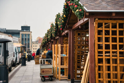 Dzień przed otwarciem Jarmarku