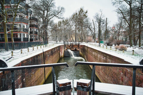 Pierwszy śnieg w Bydgoszczy