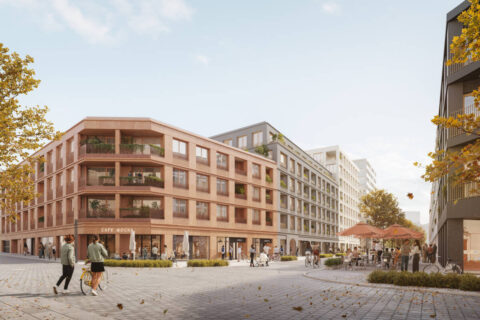 Tak będą wyglądać domy przy nowej ulicy w Bydgoszczy. Nad Portem połączy Focha z Obrońców Bydgoszczy [WIZUALIZACJE]