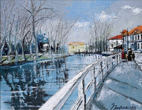 Zobacz – piękne obrazy Kanału Bydgoskiego spod ręki Jacka Jarętowskiego w kalendarzu na rok 2026