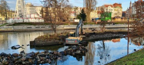 Wyspa św. Barbary – początek rewitalizacji urokliwego miejsca na Brdzie [ZDJĘCIA]