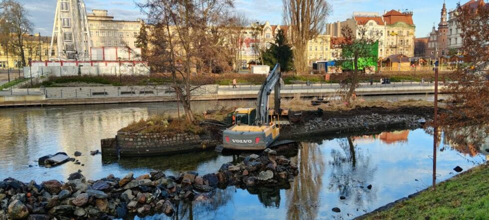 Wyspa św. Barbary – początek rewitalizacji urokliwego miejsca na Brdzie [ZDJĘCIA]