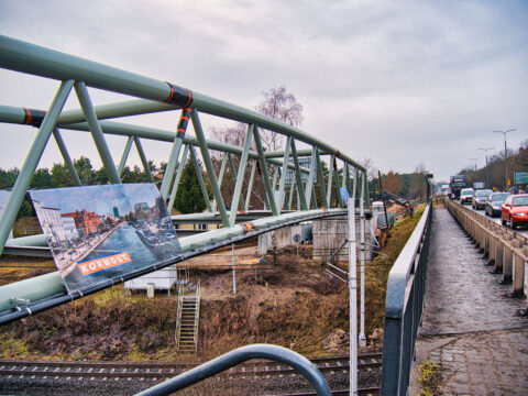 Kładka pieszo-rowerowa przy Fordońskiej