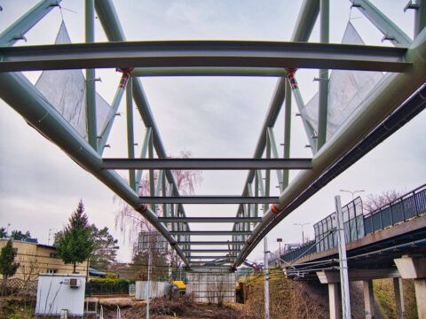 Kładka pieszo-rowerowa przy Fordońskiej