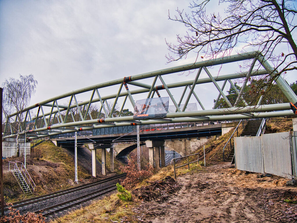Kładka pieszo-rowerowa przy Fordońskiej