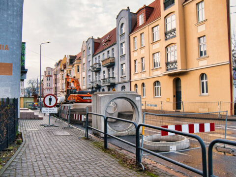 Prace na ul. Kordeckiego