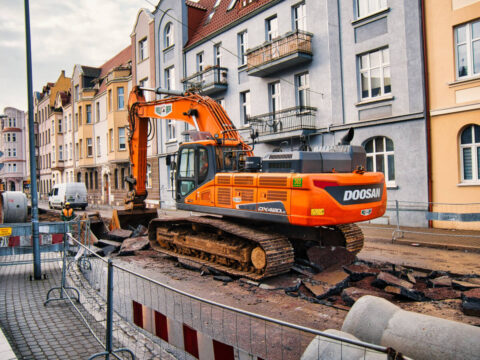 Prace na ul. Kordeckiego