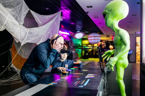 Kosmiczna wystawa w centrum Bydgoszczy. Można polecieć na międzynarodową stację na orbicie Ziemi