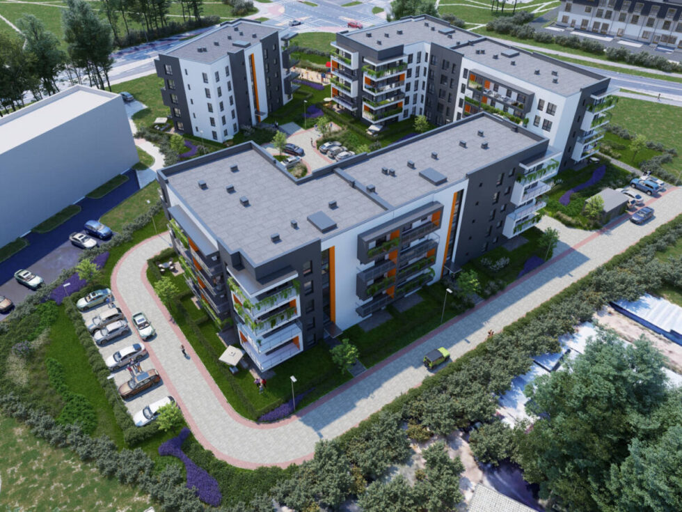 Nowe mieszkania w Fordonie. Bydgoskie Towarzystwo Budownictwa Społecznego postawi trzy bloki [WIZUALIZACJE]