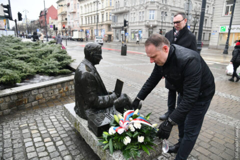 Uczczono pamięć Mariana Rejewskiego, słynnego kryptologa, urodzonego w naszym mieście