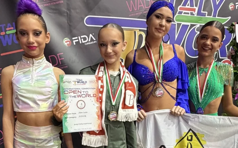 Bydgoskie tancerki z medalami Pucharu Świata. Sukces szkoły Bailamos w Mediolanie