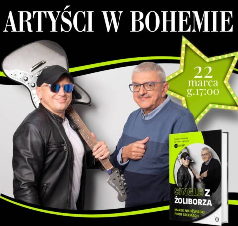 Marek Niedźwiecki i Piotr Stelmach, czyli single z Żoliborza. Legendarne głosy radiowej Trójki w bydgoskiej Bohemie