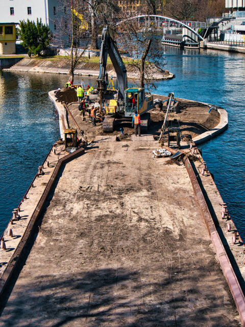 Wyspa św. Barbary w remoncie